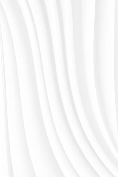 Fehér Háttér Lágy Szürke Hullámokkal — Stock Fotó