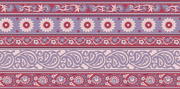 Seamless Traditional Indian Motif Perfect Background Wallpaper — Stock Photo, Image