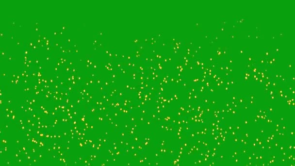 Luces Que Fluyen Hacia Arriba Animación Pantalla Verde Para Vfx — Vídeo de stock