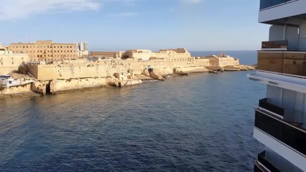 Widok Miasto Starego Miasta Morza Śródziemnego Północy Izraela — Wideo stockowe