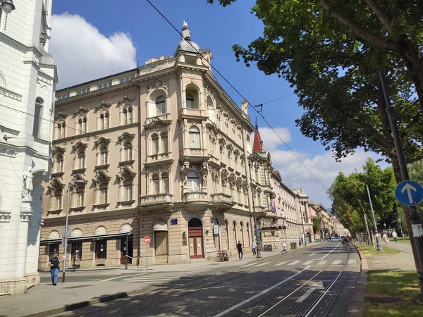 Zagreb Croatia Jul 2021 Buildings City Center Zagreb Croatia — Stock Photo, Image