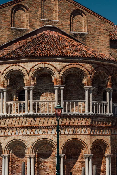 Uma Foto Vertical Igreja Santa Maria San Donato Veneza Itália — Fotografia de Stock