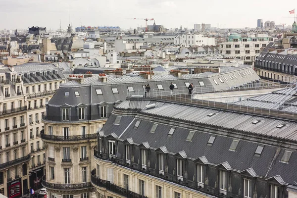 Paris Frankreich Januar 2017 Eine Luftaufnahme Des Schönen Paris — Stockfoto