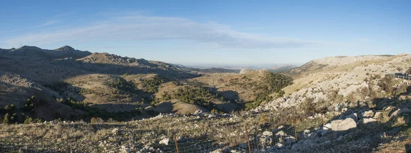 Paysage Montagne Panoramique Serrania Ronda Andalousie Espagne — Photo