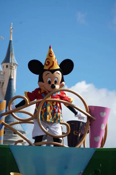 Orlando Spojené Státy Září 2018 Fotografie Mickey Mouse Přehlídce Disney — Stock fotografie