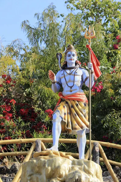 Une Statue Bénédiction Shiva Musée Maharana Pratap Haldighat Rajasthan Inde — Photo