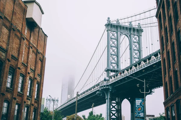 New York United States Oct 2018 Manhattan Bridge New York — Stockfoto