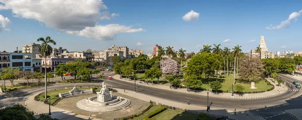 Una Vista Aérea Parque Habana Cuba Bajo Cielo Azul — Foto de Stock