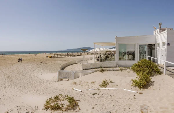 Tarifa Spain Mar 2020 Прекрасний Знімок Tarifa Chiringuito Lounge Beach — стокове фото