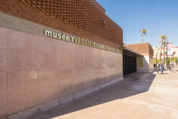 Marrakech Morocco Dec 2019 Het Yves Saint Laurent Museum Marrakech — Stockfoto