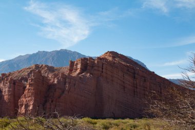 Landscape Eroded Mountains in Cafayate Argentina clipart