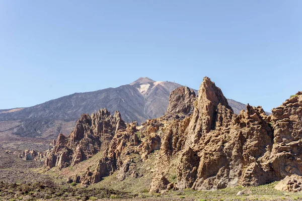 Une Vue Panoramique Sur Mont Teide Ténérife Dans Les Îles — Photo