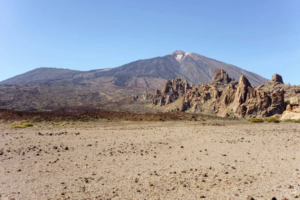 Una Vista Panoramica Del Monte Teide Tenerife Nelle Isole Canarie — Foto Stock