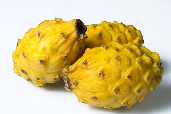 Gelbe Pitaya Oder Bio Drachenfrucht Aus Tropischen Regionen Guatemalas — Stockfoto