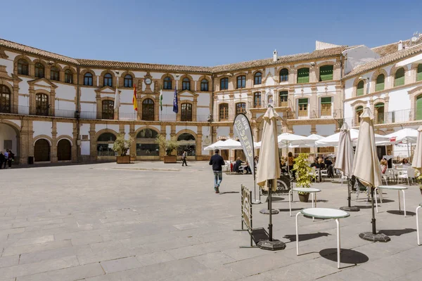 Archidona España Abr 2019 Plaza Octogonal Ochavada Estilo Barroco Andaluz — Foto de Stock