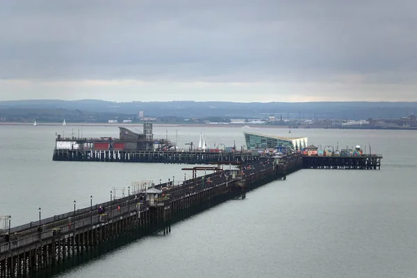 Southend Sea Reino Unido Junio 2021 Una Vista Panorámica Del —  Fotos de Stock