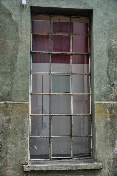 콘크리트 의벽에 체크무늬 — 스톡 사진