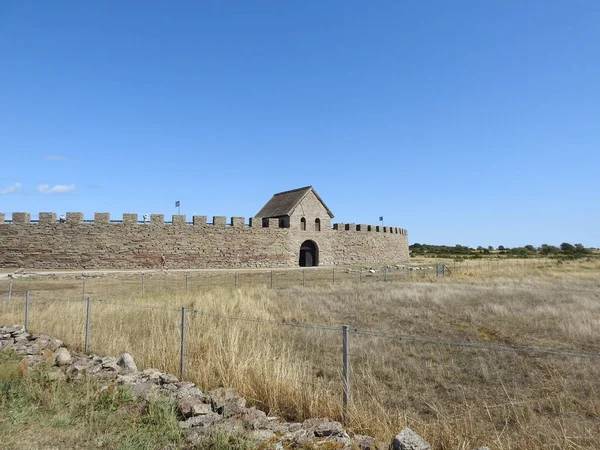 Beau Cliché Fort Eketorp Suède — Photo