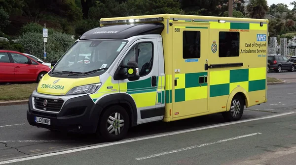 Southend Sea Verenigd Koninkrijk Jun 2021 Een Oost Engelse Ambulance — Stockfoto