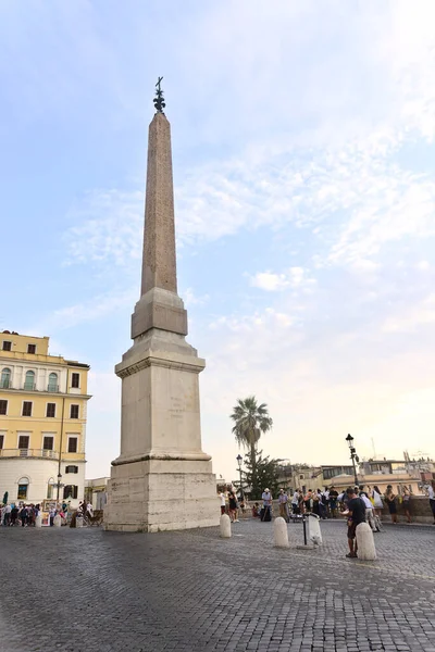 Rome Italy Sep 2019 Sallustiano Obelisk Column Spanish Steps Rome — Stock Photo, Image