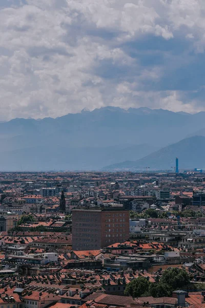 Аэросъемка Красивого Турина Италии — стоковое фото