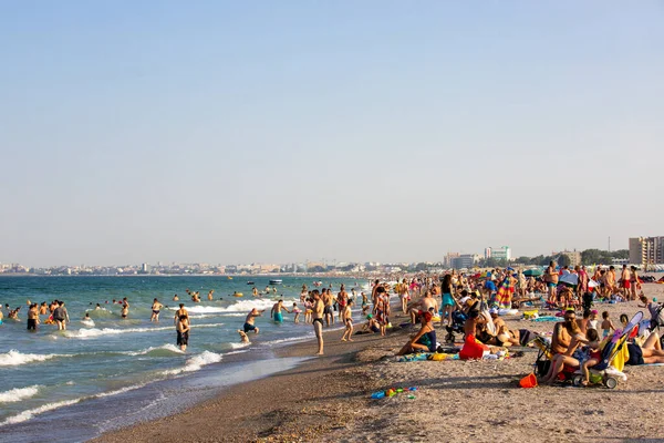 Maia Romania Haziran 2021 Romanya Nın Mamaia Tatil Beldesinde Bir — Stok fotoğraf