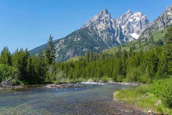 Una Toma Ángulo Alto Del Lago Leigh Parque Nacional Grand — Foto de Stock