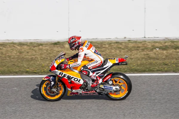 Circuit Catalunya Espanha Junho 2016 Marc Marquez Campeonato Catalão Motociclismo — Fotografia de Stock