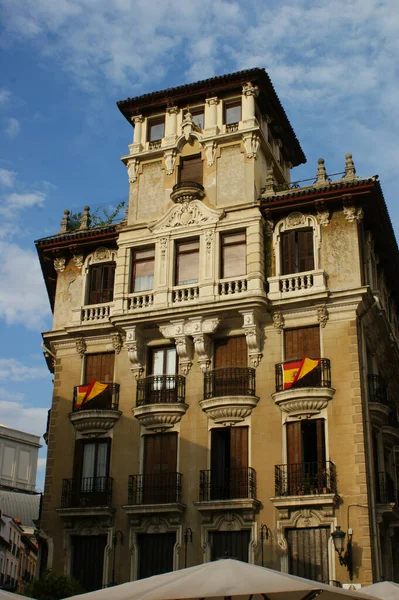 Madrid Spanje Aug 2010 Oude Architectuur Van Madrid Spanje — Stockfoto