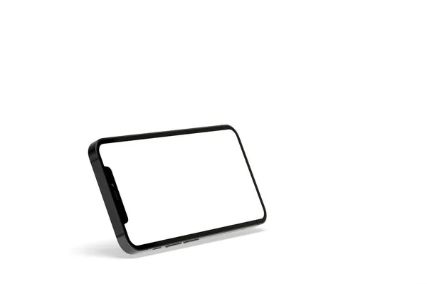 白い背景に隔離されたスマートフォンの3Dレンダリング — ストック写真
