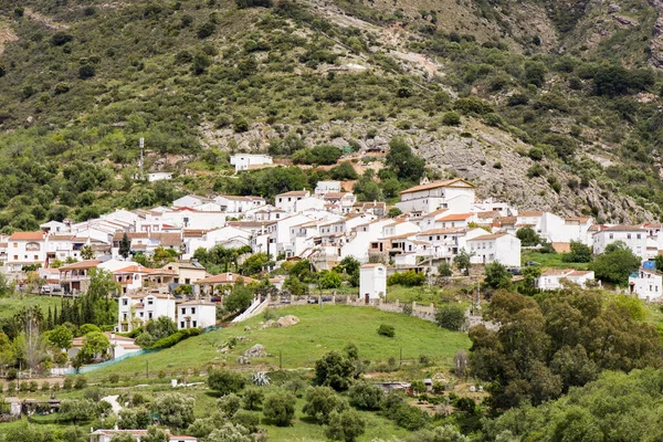 Pueblo Blanco Jimera Libar Las Montañas Serrania Ronda Andalucía España — Foto de Stock