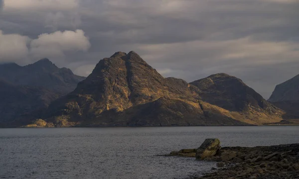 Вид Острів Скай Ельголь Заході Сонця Шотландія — стокове фото
