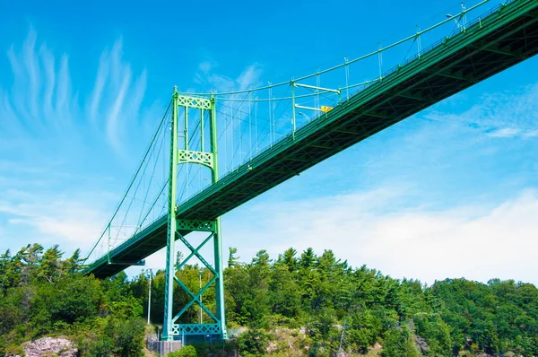 Vacker Utsikt Över Tusen Öar Bron Över Lawrence River Över — Stockfoto