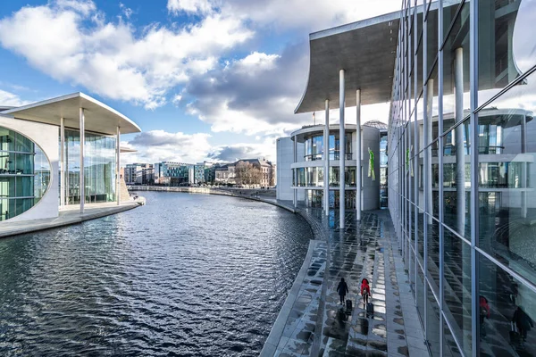 Berlin Germany Jan 2019 Modern Building Pier Paul Loebe Haus — стокове фото