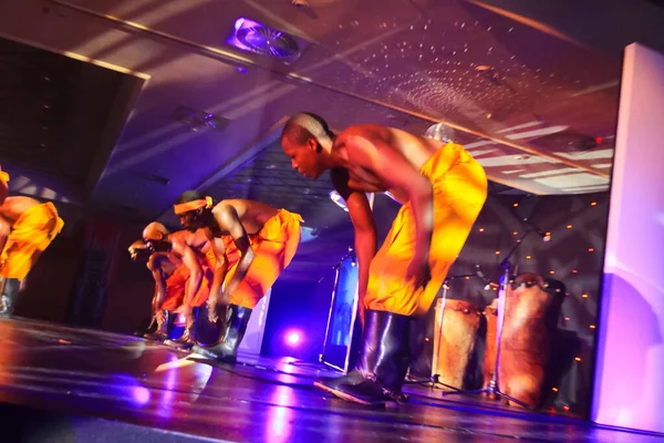 Johannesburg Νοτια Αφρικη Μαΐου 2019 Παραδοσιακοί Αφρικανοί Χορευτές Μποτάκια Και — Φωτογραφία Αρχείου