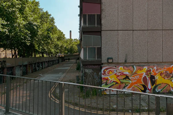 Londres Reino Unido Jul 2013 Heygate Estate Una Gran Urbanización —  Fotos de Stock