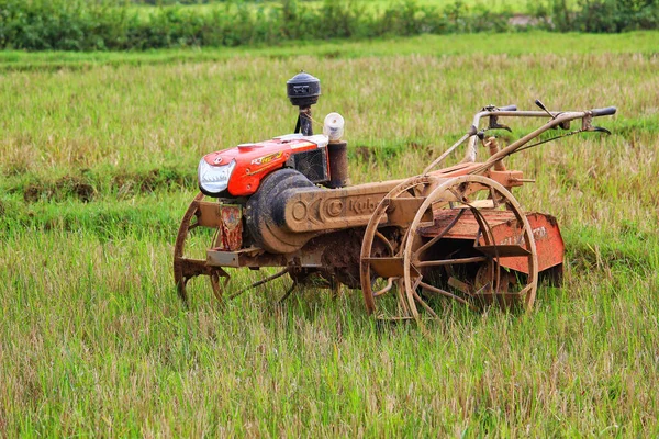 Bhubaneswar India Julio 2019 Una Máquina Agrícola Lista Para Arar — Foto de Stock