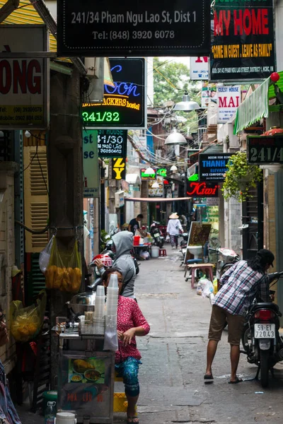 Chi Minh Vietnam Maio 2018 Uma Vista Panorâmica Centro Cidade — Fotografia de Stock