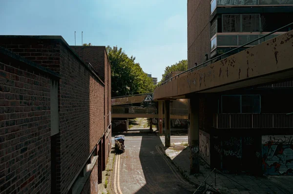 Лондон Объединенный Кингдом Июля 2013 Heygate Estate Large Housing Estate — стоковое фото