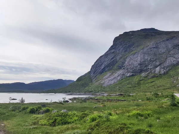 Krajobraz Naturalny Wyspach Lofoten Norwegia — Zdjęcie stockowe