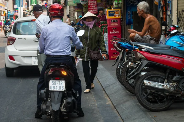 Chi Minh Vietnam Maggio 2018 Una Vista Panoramica Del Centro — Foto Stock