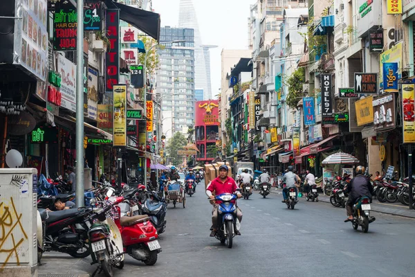 Chi Minh Vietnam Maggio 2018 Una Vista Panoramica Del Centro — Foto Stock