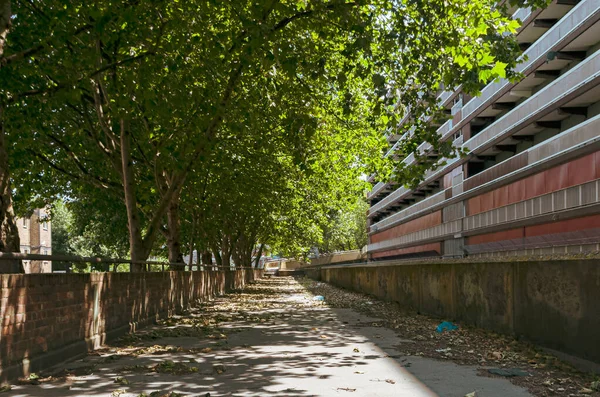 Лондон Объединенный Кингдом Июля 2013 Heygate Estate Large Housing Estate — стоковое фото