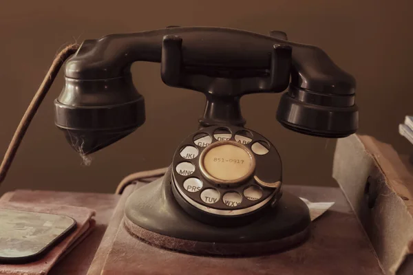 Vintage Retro Antique Landline Phone House Toronto Canada — Stock Photo, Image