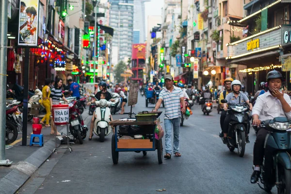 Chi Minh Vietnam Maggio 2018 Una Vista Panoramica Del Centro — Foto Stock