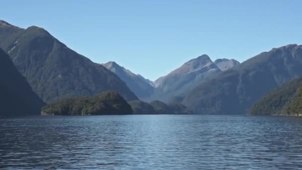 Schöne Landschaft Des Sees — Stockvideo