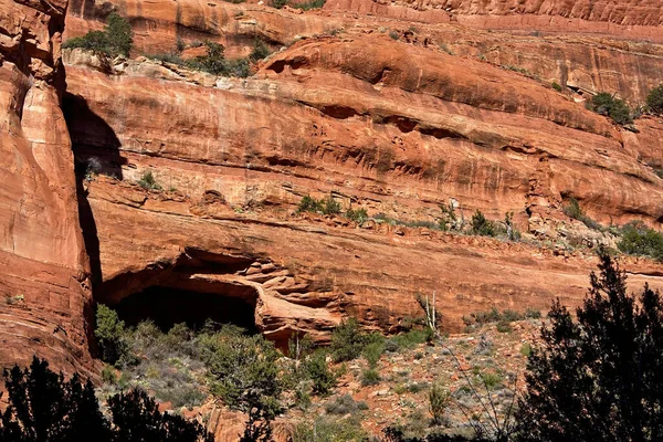 Fay Canyon Arch Czerwonych Skałach Sedony Arizona — Zdjęcie stockowe