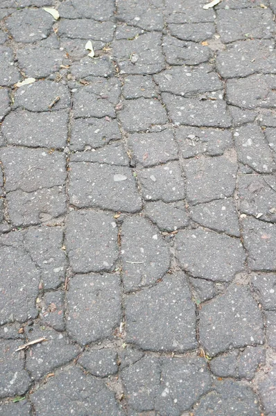 Vertical Shot Old Stone Sidewalk Texture — Stock Photo, Image