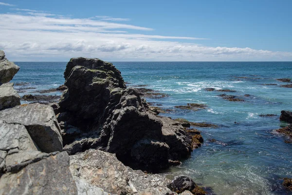 Océano Pacífico Desde Playa Tril Tril Región Los Lagos Sur —  Fotos de Stock