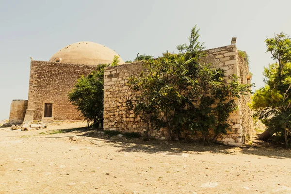 Приблизний Постріл Мечеті Султана Ібрагіма Фортеці Ретімно Криті Греція — стокове фото